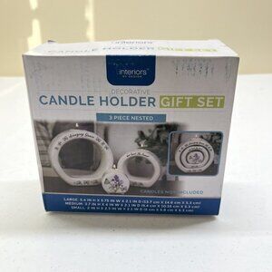 3 piece Nested Candle Holder Set - Interiors by Design